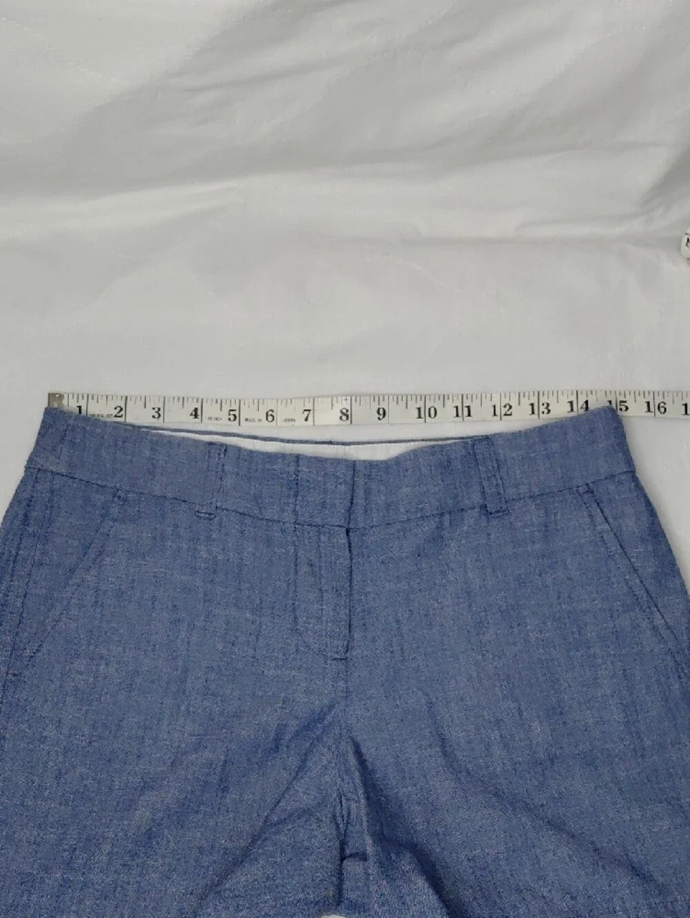 J. Crew Women's 100% Cotton Blue Casual Shorts Sz 2